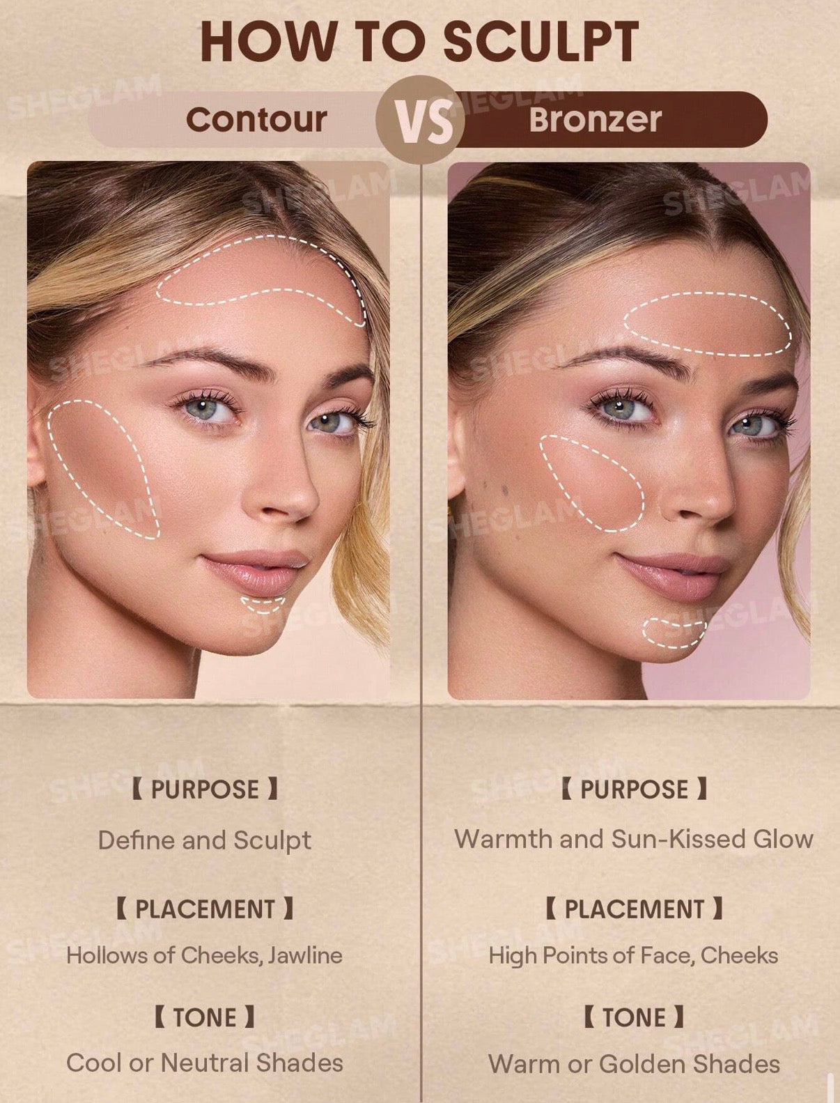Sheglam Buttery Buff Contour &amp; Bronzer Stick