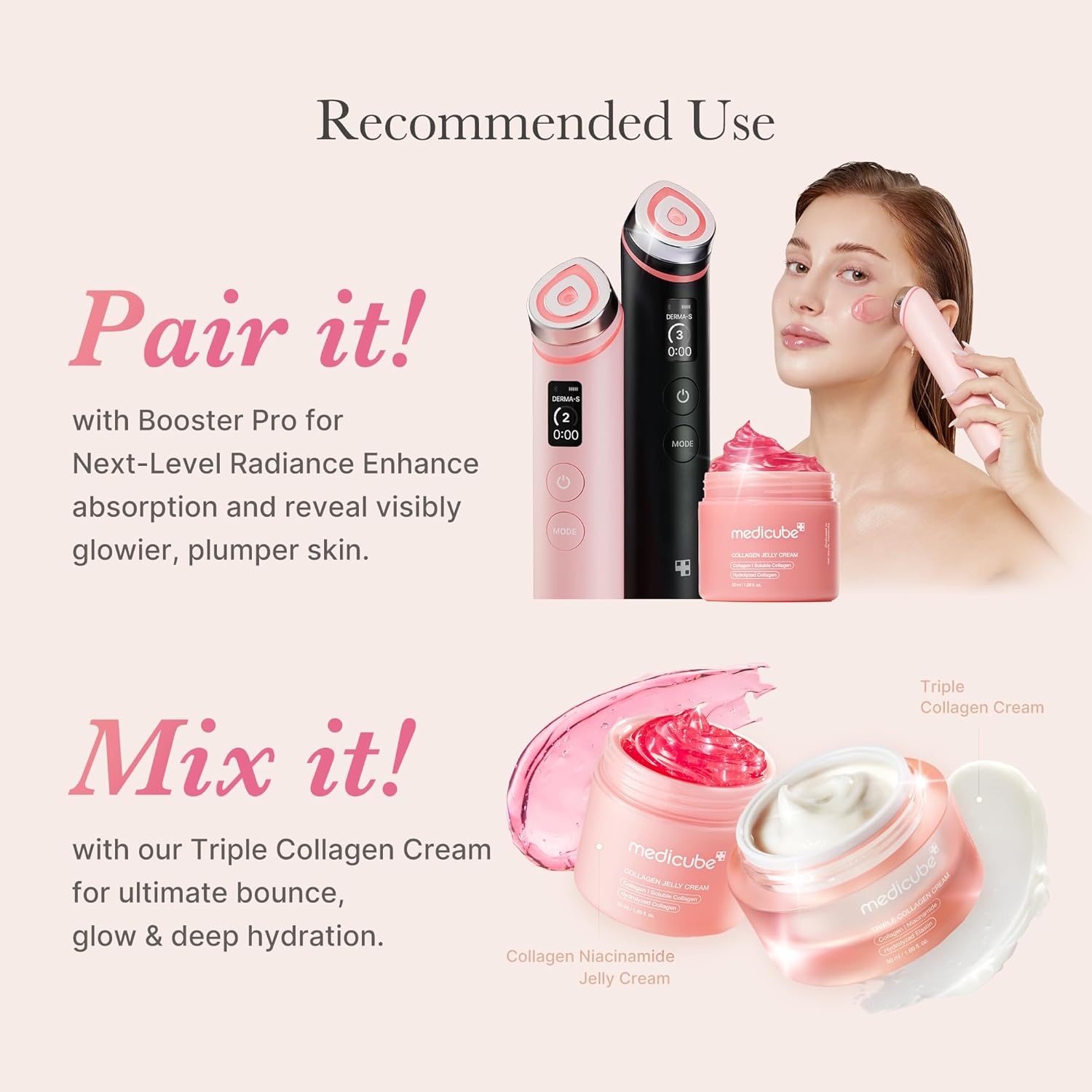 Medicube Jelly Cream with Collagen (Pink)